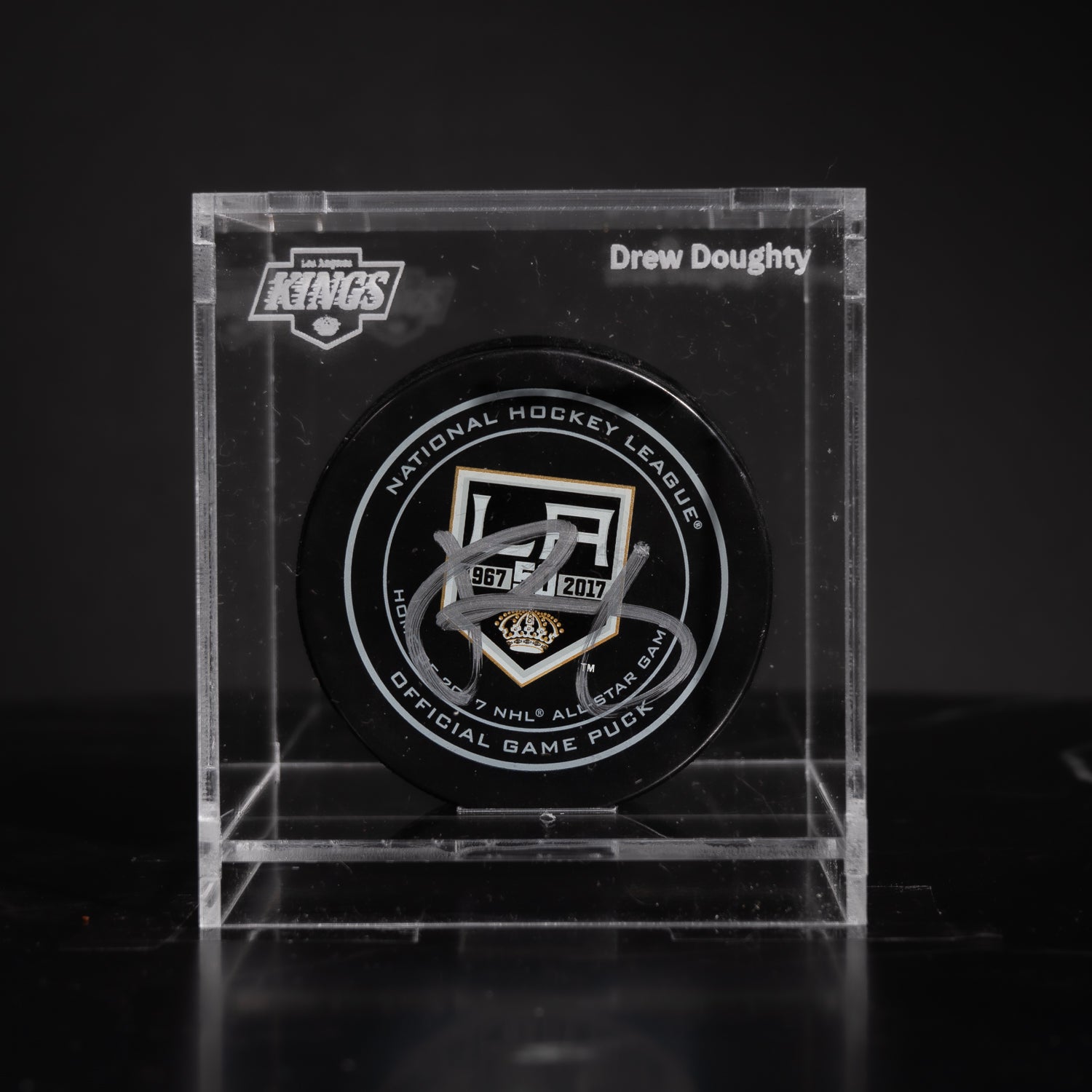 Puck Firmado Drew Doughty - LA Kings